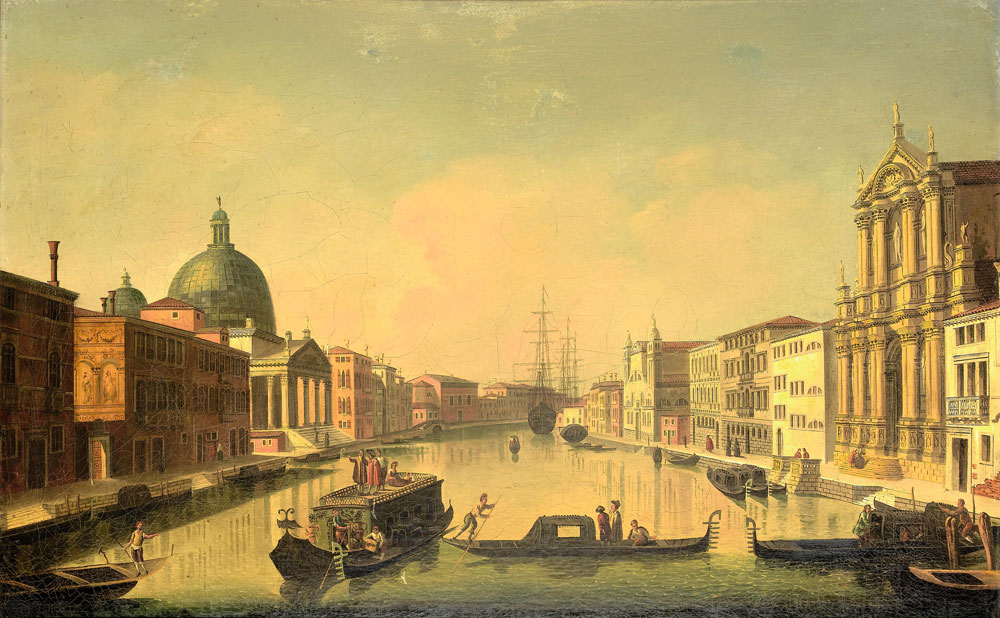 Venetian School - The Grand Canal, Venice