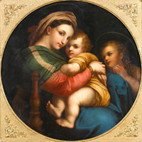 After Raphael The Madonna della Sedia