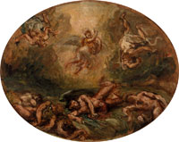 Eugène Delacroix Saint Michael Defeats the Devil