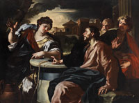 Francesco Solimena Christ and the woman from Samaria