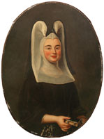 Giacomo Ceruti Portrait of a nun, half-length, holding a prayer-book