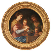 Jacques de Stella The Madonna and Child