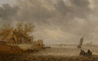 Jan van Goyen View of Dordrecht from Papendrecht