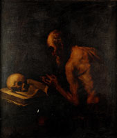 After Jusepe de Ribera Saint Paul the Hermit