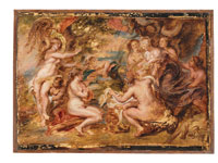 Studio of Peter Paul Rubens Diana and Callisto
