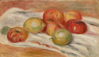 Pierre-Auguste Renoir Apples and Lemons on a Cloth