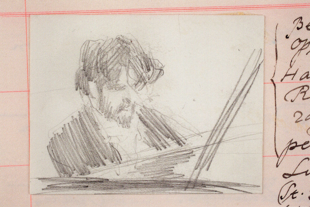 Anders Zorn - Ferruccio Busoni Playing the Piano