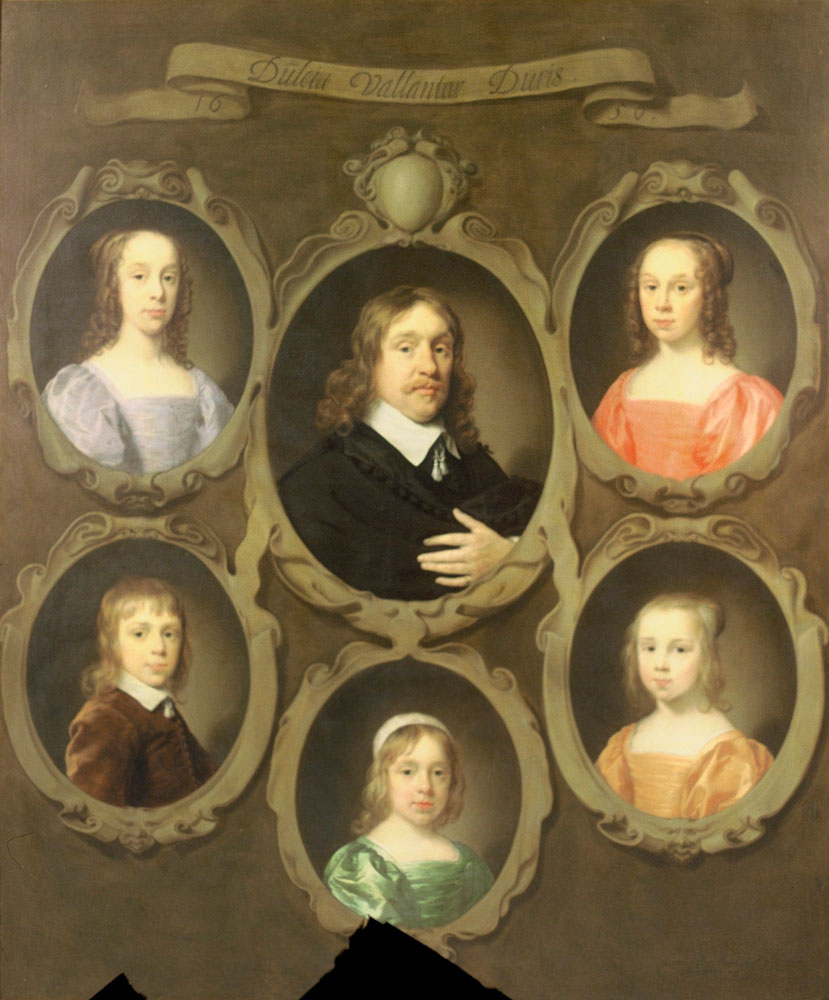 Cornelis Jonson van Ceulen - Portrait of Jan Beck (1611-1676) and his Five Children