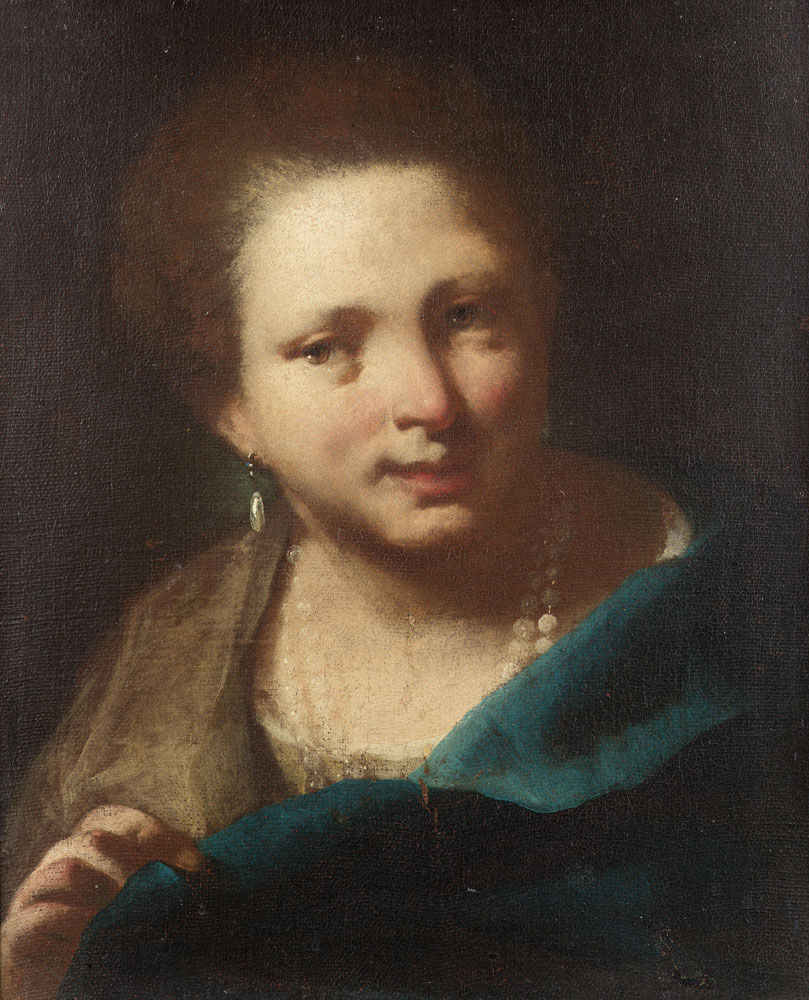 Domenico Maggiotto - Portrait of a woman, bust-length