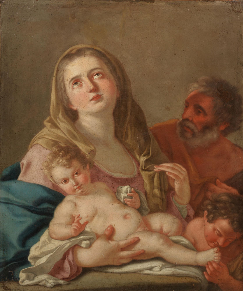 After Francesco de Mura - The Holy Family with the Infant John the Baptist