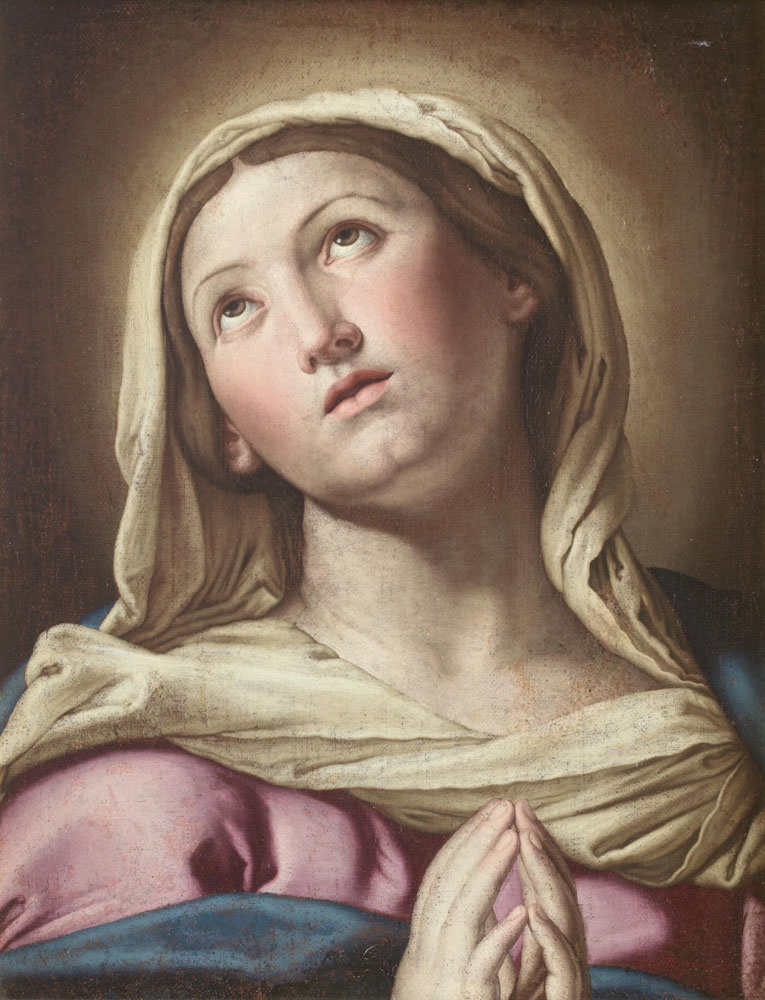 Studio of Giovanni Battista Sassoferrato - The Madonna in prayer