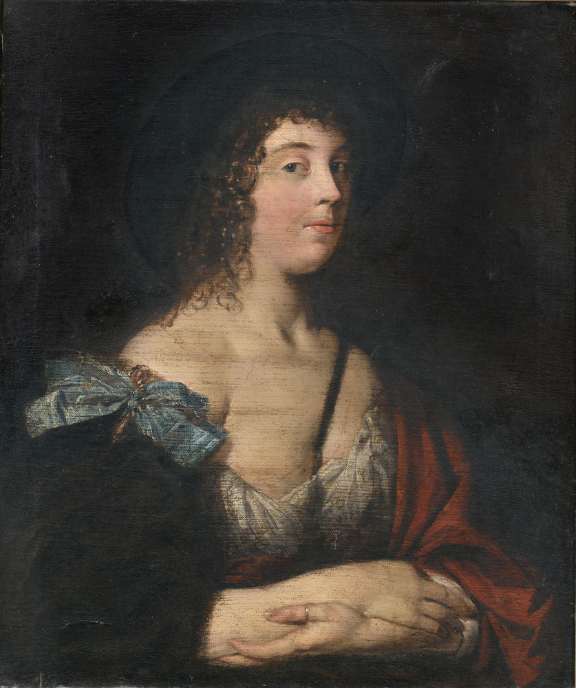 Manner of Jacob Huysmans - Portrait of a lady, half-length