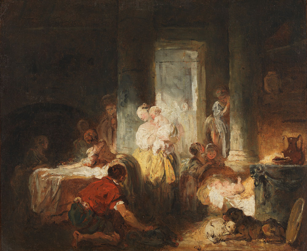 Jean Honoré Fragonard - Roman Interior