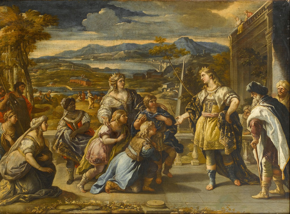 Attributed to Luca Giordano and Studio - Solomon presented to his brothers