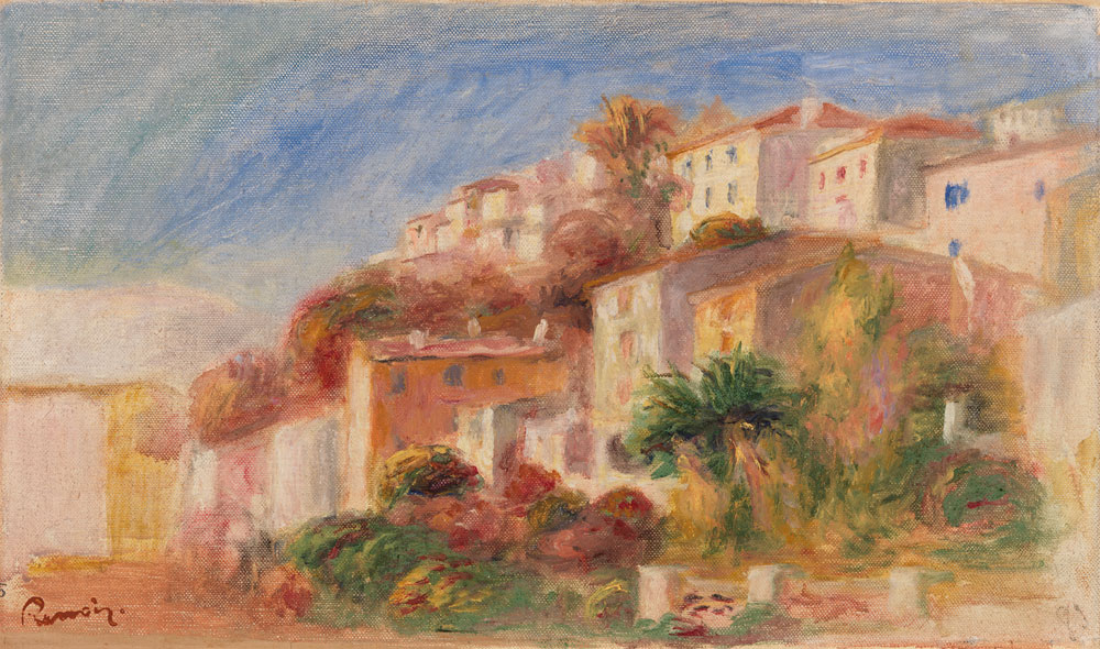 Pierre-Auguste Renoir - View from the Garden of the Post Office, Cagnes