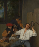 Adriaen van Ostade The Merry Drinkers