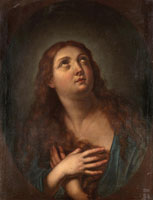 After Guido Reni The Penitent Magdalene