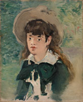 Edouard Manet Young Girl on a Bench