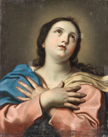 Follower of Guido Reni The Madonna in Ecstasy