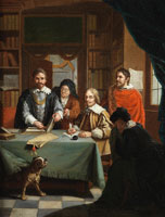 Jan Josef Horemans the Elder The signing of an oath