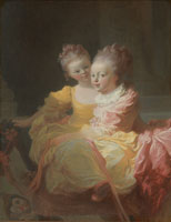 Jean Honoré Fragonard The Two Sisters