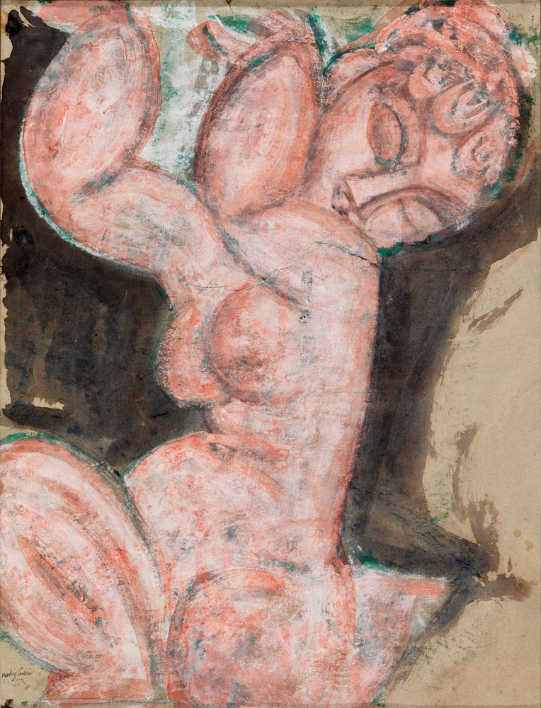 Amedeo Modigliani - Pink Nude - Caryatid