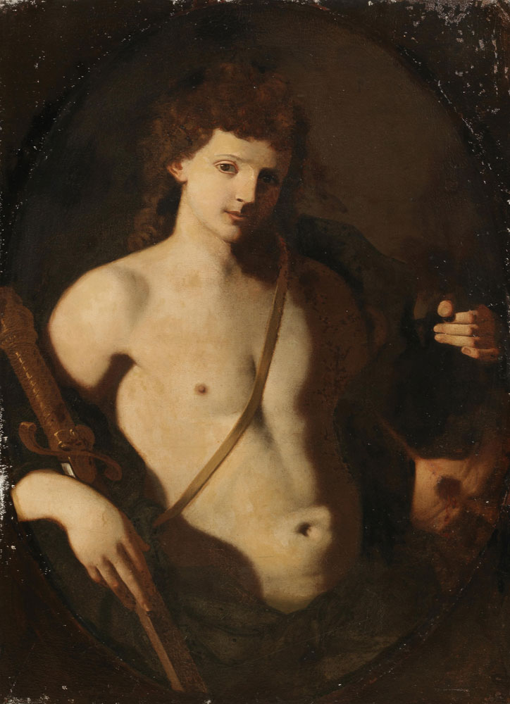 Follower of Caravaggio - David with the Head of Goliath