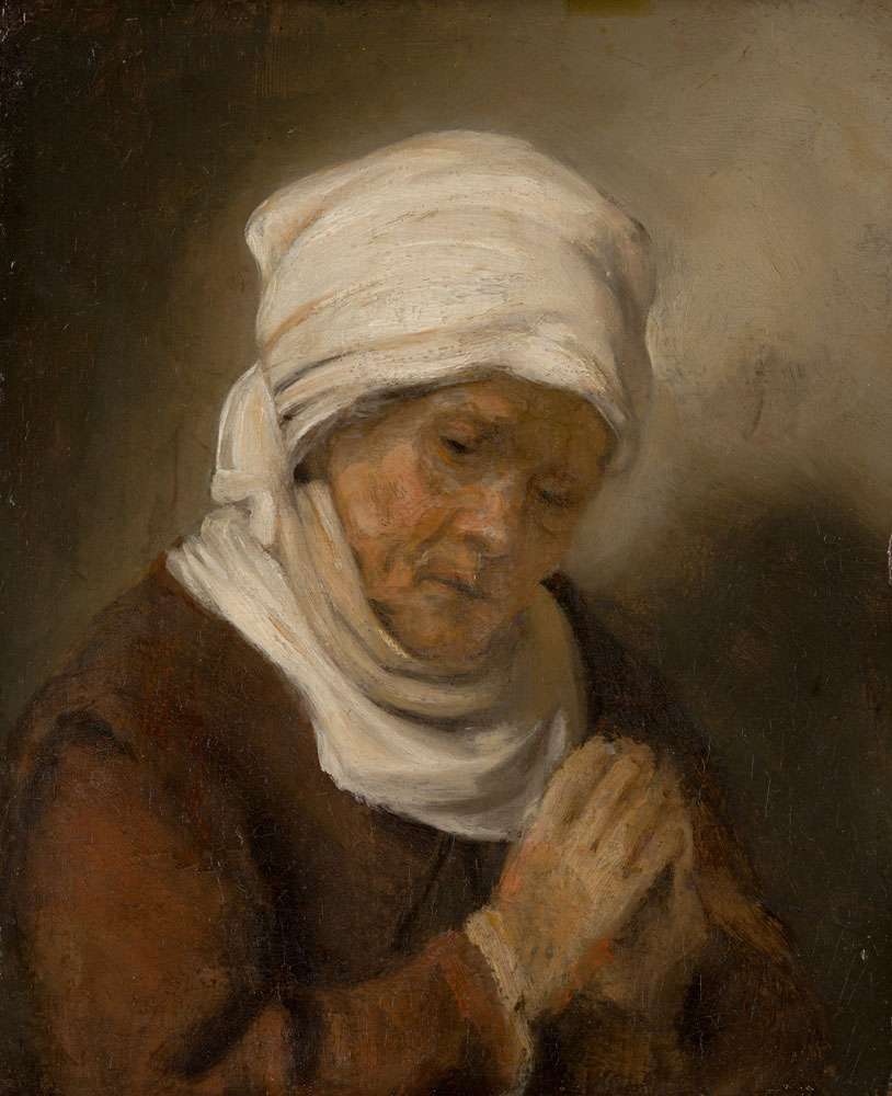 Circle of Rembrandt - Praying Woman