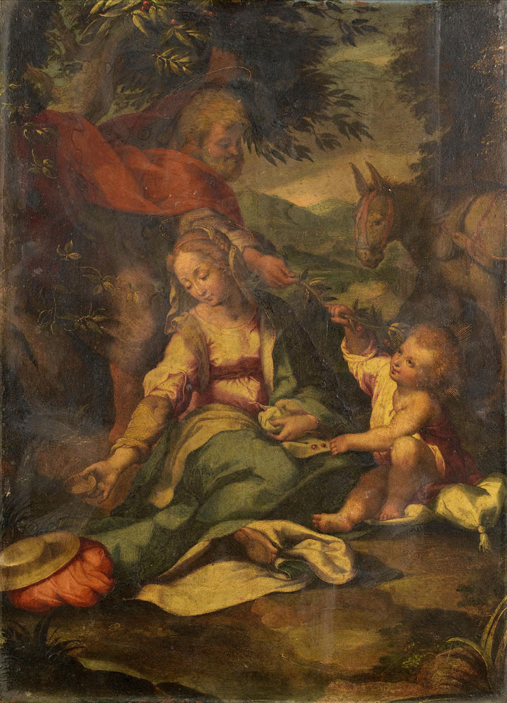 After Federico Barocci - The Rest on the Flight into Egypt