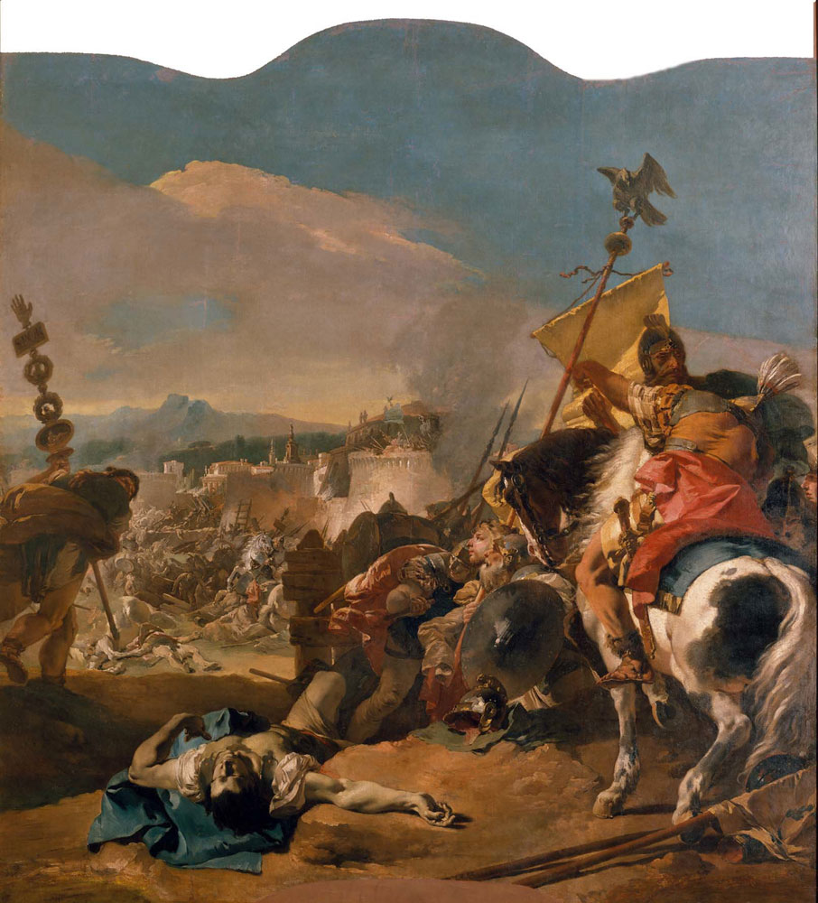 Giovanni Battista Tiepolo - The Capture of Carthage