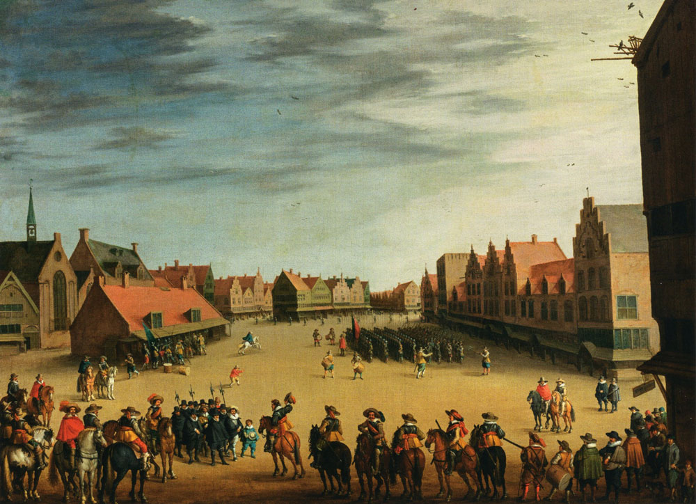 Joost Cornelisz. Droochsloot - Prince Maurits Disbanding the Waardgelders on the Neude in Utrecht on 31 July 1618