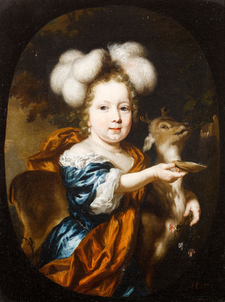 Nicolaes Maes - Portrait of a young girl, three-quarter-length