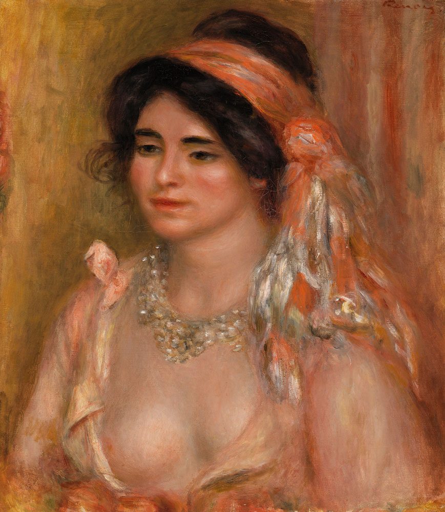 Pierre-Auguste Renoir - Woman with Black Hair