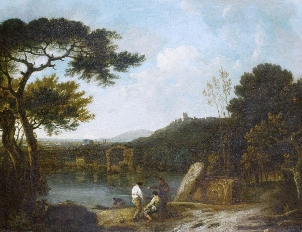 Richard Wilson - Lake Avernus with the Temple of Apollo in the distance