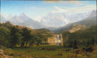 Albert Bierstadt The Rocky Mountains, Lander's Peak