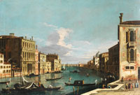 Apollonio Domenichini The Grand Canal, Venice, looking towards the Punta della Dogana