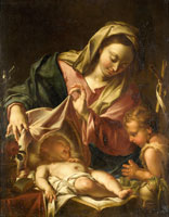 Studio of Francesco Trevisani The Madonna and Child