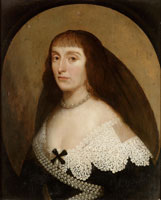 Studio of Gerrit van Honthorst Portrait of Elizabeth Stuart, Queen of Bohemia