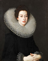 Studio of Justus Sustermans Portrait of Caterina de' Medici, later Duchess of Mantua and Governor of Siena,