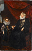 Peter Paul Rubens Geronima Spinola with her Granddaughter Maria Giovanna Serra