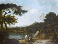 Richard Wilson Lake Avernus with the Temple of Apollo in the distance