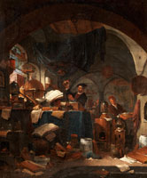 Thomas Wyck An alchemist in his studio