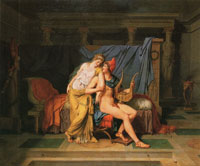 Jacques-Louis David Paris and Helen
