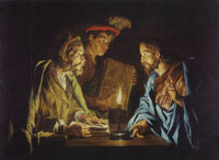 Matthias Stom Christ and Nicodemus
