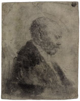Rembrandt Bald Old Man