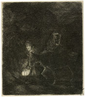 Rembrandt - The Flight into Egypt