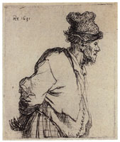 Rembrandt Standing Farmer