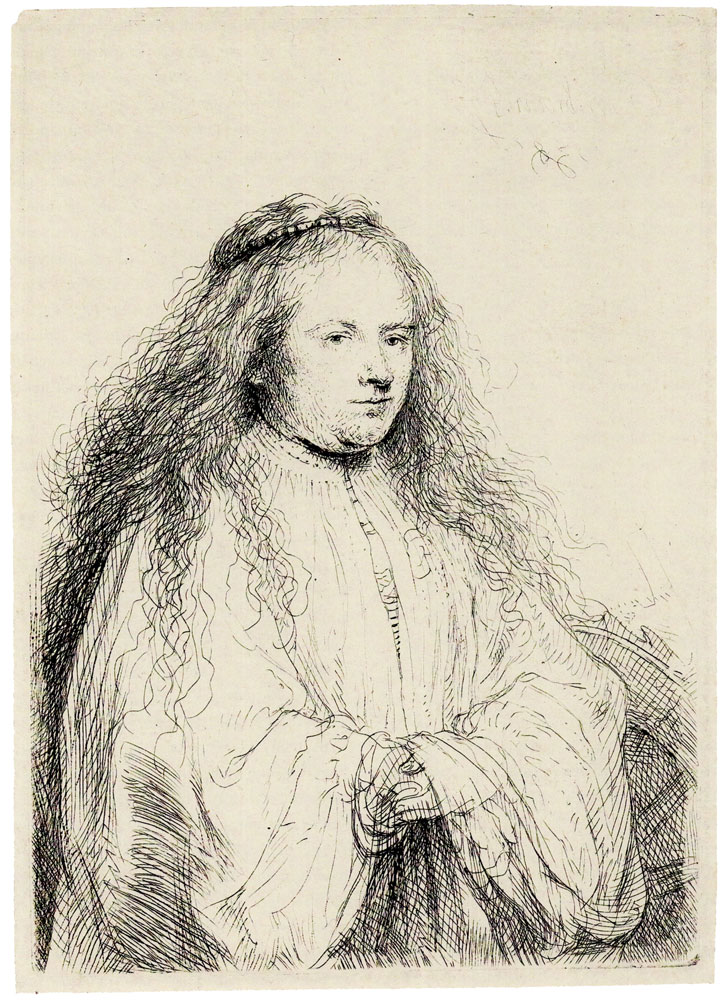 Rembrandt - The Little Jewish Bride (Saskia as St. Catherine)
