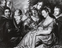 Jacob Jordaens Self-Portrait with his Father-in-Law, Adam van Noort, and his Family