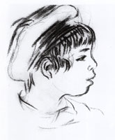 Pierre-Auguste Renoir Child Wearing a Beret